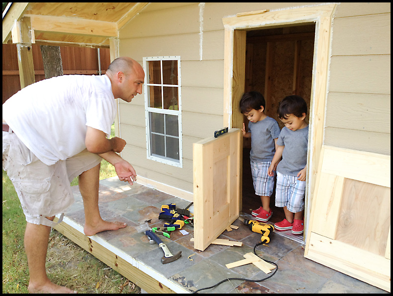 diy playhouse door